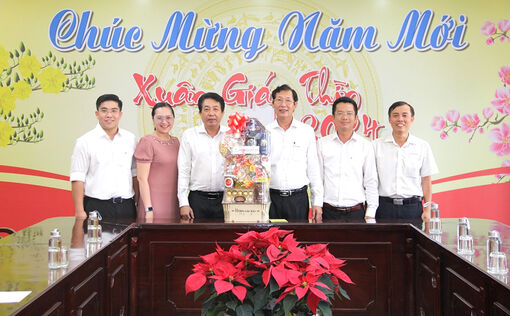 Công ty Điện lực An Giang thăm, chúc Tết UBND tỉnh An Giang