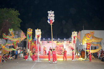 Châu Thành tổ chức Hội diễn văn nghệ, biểu diễn lân - sư - rồng mừng Đảng, mừng Xuân Giáp Thìn 2024
