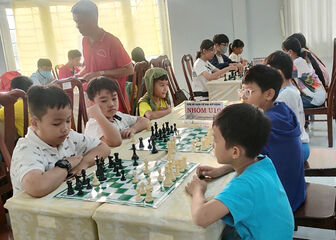 Lần đầu tiên phường Bình Khánh tổ chức giải vô địch cờ vua mở rộng