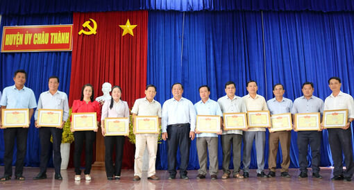 Huyện ủy Châu Thành triển khai nhiệm vụ trọng tâm sau Tết Nguyên đán Giáp Thìn 2024