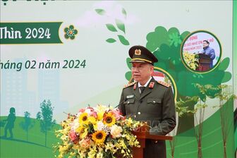 Bộ Công an tổ chức 'Tết trồng cây năm 2024 - Vì một Việt Nam xanh'