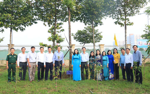 TP. Long Xuyên phát động trồng 118.000 cây xanh