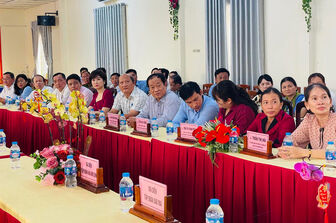 Thị trấn Phú Hòa họp mặt đầu Xuân Giáp Thìn năm 2024