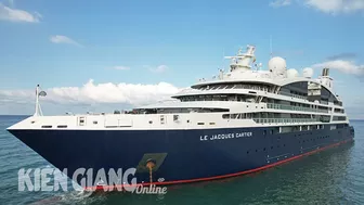 Kiên Giang: Siêu du thuyền Pháp ghé thăm đảo ngọc Phú Quốc