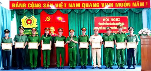 Công an huyện Châu Phú: Nâng cao hiệu quả các mặt công tác