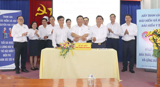 Bảo hiểm Xã hội An Giang ký kết thỏa thuận liên ngành với hệ thống các ngân hàng