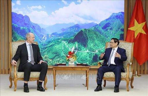 Thủ tướng Phạm Minh Chính tiếp Chủ tịch kiêm Tổng Giám đốc Tập đoàn Siemens
