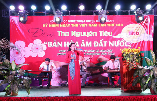 Hội Văn học Nghệ thuật huyện Châu Thành tổ chức Đêm thơ Nguyên tiêu năm 2024