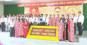 UBMTTQVN xã Long Kiến tổ chức thành công đại hội điểm