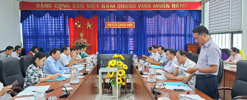 Sở Giao thông vận tải An Giang và UBND huyện Châu Phú phối hợp quản lý Nhà nước về giao thông vận tải