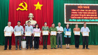UBND huyện An Phú tổng kết công tác xây dựng Phong trào Toàn dân bảo vệ an ninh Tổ quốc năm 2023