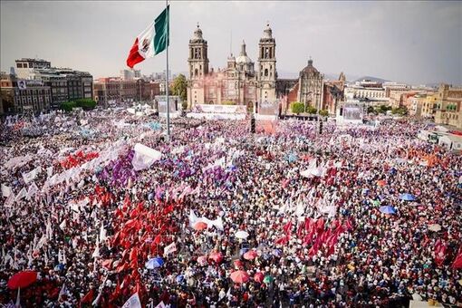 Hàng triệu cử tri Mexico hưởng ứng sự kiện vận động bầu cử