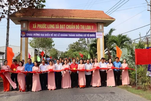 Bạc Liêu: Khánh thành công trình “Đường cờ Tổ quốc” dài hơn 20km