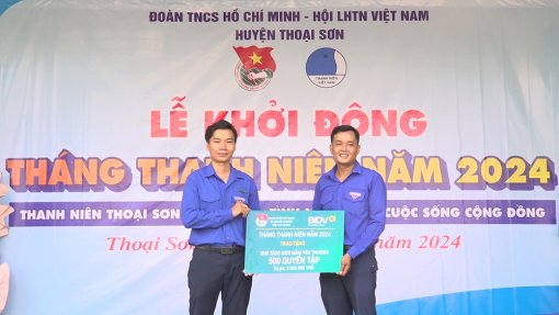 Huyện đoàn Thoại Sơn khởi động Tháng Thanh niên năm 2024