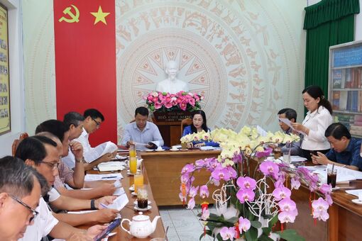 Ban Tuyên giáo Tỉnh ủy An Giang lấy ý kiến các dự thảo kế hoạch của Ban Thường vụ Tỉnh ủy