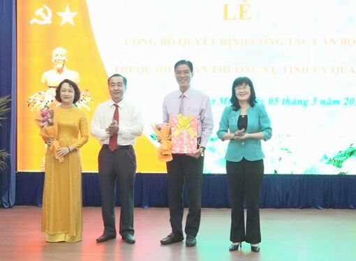Công bố quyết định của Ban Thường vụ Tỉnh ủy An Giang về công tác cán bộ tại Chợ Mới