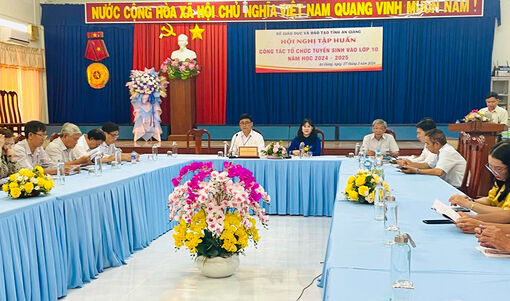 An Giang tập huấn công tác tổ chức tuyển sinh vào lớp 10 trung học phổ thông năm học 2024-2025