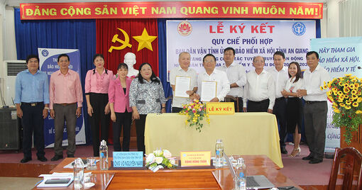 Ban Dân vận Tỉnh ủy An Giang phối hợp Bảo hiểm Xã hội tỉnh tăng cường tuyên truyền vận động Nhân dân tham gia BHYT
