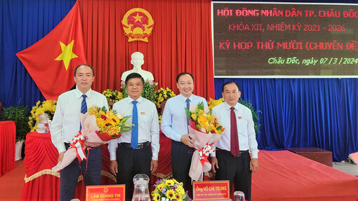 HĐND TP. Châu Đốc miễn nhiệm và bầu bổ sung Chủ tịch UBND thành phố