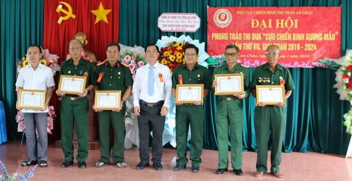 Thị trấn An Châu tổ chức Đại hội điểm phong trào thi đua “Cựu chiến binh gương mẫu” lần thứ VII