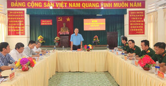 Đảng ủy Quân sự TP. Châu Đốc ra nghị quyết lãnh đạo thực hiện nhiệm vụ tháng 3/2024