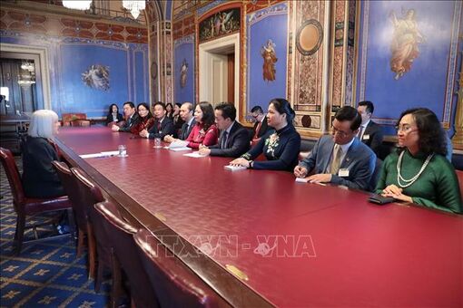 Phó Chủ tịch nước Võ Thị Ánh Xuân gặp Chủ tịch Thường trực Thượng viện Hoa Kỳ Patty Murray