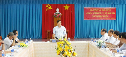 Thị trấn Tri Tôn cần tập trung chỉnh trang chợ trật tự văn minh