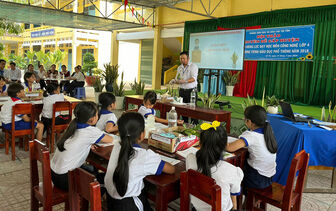 Giáo viên huyện Tri Tôn chia sẻ kinh nghiệm dạy môn công nghệ - kỹ thuật lớp 4