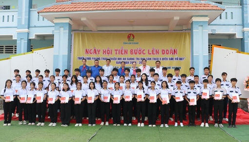 Sôi nổi Ngày hội “Tiến bước lên đoàn” tại huyện Châu Thành