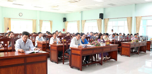 UBND huyện Châu Thành tập huấn điều tra dân số và nhà ở giữa kỳ năm 2024
