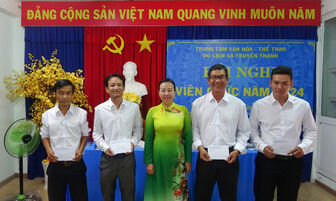 Trung tâm Văn hóa - Thể thao - Du lịch và Truyền thanh huyện Tri Tôn hoàn thành xuất sắc nhiệm vụ