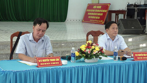 Ban Thường vụ Thị ủy Tân Châu đối thoại và lắng nghe ý kiến đóng góp của Nhân dân