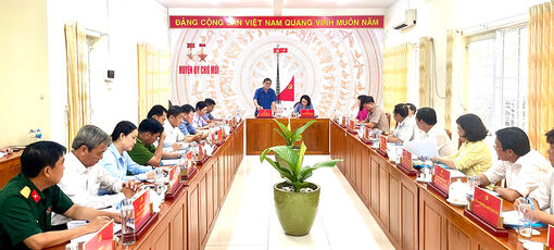 Huyện ủy Chợ Mới kiểm điểm tình hình thực hiện nhiệm vụ chính trị quý I/2024