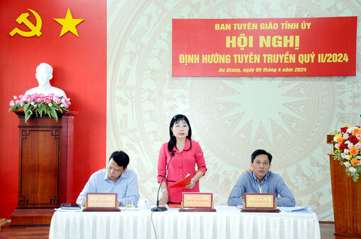 Ban Tuyên giáo Tỉnh ủy An Giang định hướng tuyên truyền quý II/2024