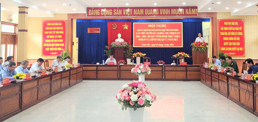 TP. Châu Đốc phấn đấu sớm đạt đô thị loại I