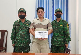 Bộ đội Biên phòng tỉnh An Giang bắt giữ đối tượng tổ chức đánh bạc bị truy nã