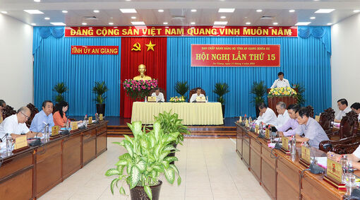Hội nghị Ban Chấp hành Đảng bộ tỉnh An Giang lần thứ 15
