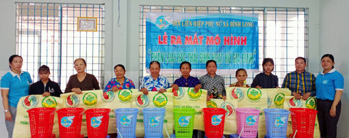 Ra mắt mô hình “Phân loại rác thải tại nguồn” ở ấp Bình Thuận