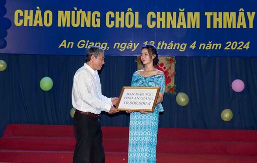 Trường Đại học An Giang tổ chức lễ đón Tết Chol Chnam Thmay năm 2024
