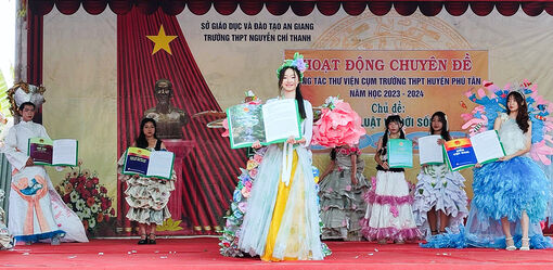 1.000 học sinh huyện Phú Tân tham gia hoạt động chuyên đề thư viện chủ đề “pháp luật và đời sống”
