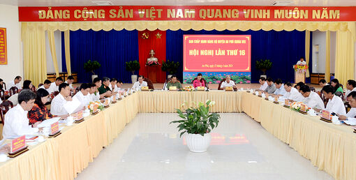 Ban Chấp hành Đảng bộ huyện An Phú tổ chức hội nghị lần thứ 16
