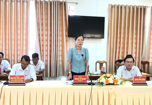 Sơ kết công tác phối hợp giữa Đảng ủy Sở Khoa học và Công nghệ An Giang với Huyện ủy An Phú