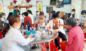 700 lượt người dân ở phường Nhà Bàng được khám bệnh, cấp thuốc miễn phí