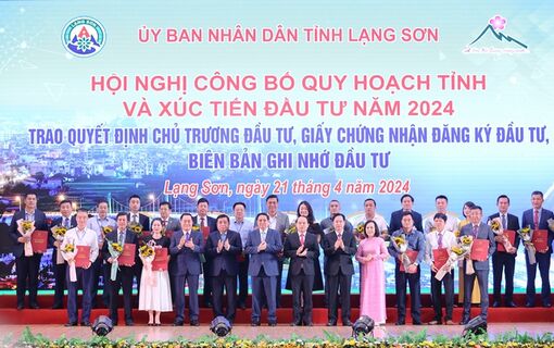 Thủ tướng chỉ đạo những nhiệm vụ chiến lược, quan trọng để Lạng Sơn phát triển nhanh, bền vững