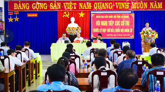 Đại biểu Quốc hội tỉnh An Giang tiếp xúc cử tri 2 huyện miền núi