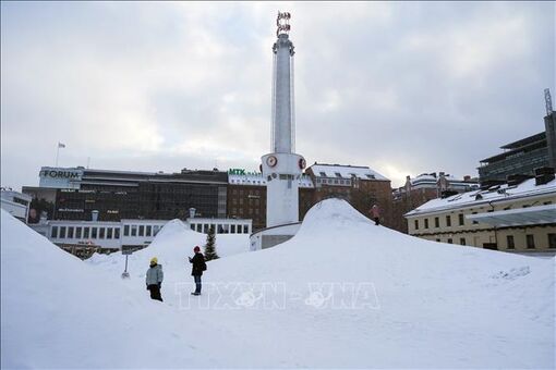 Phần Lan chứng kiến tuyết rơi muộn bất thường trong hơn 50 năm