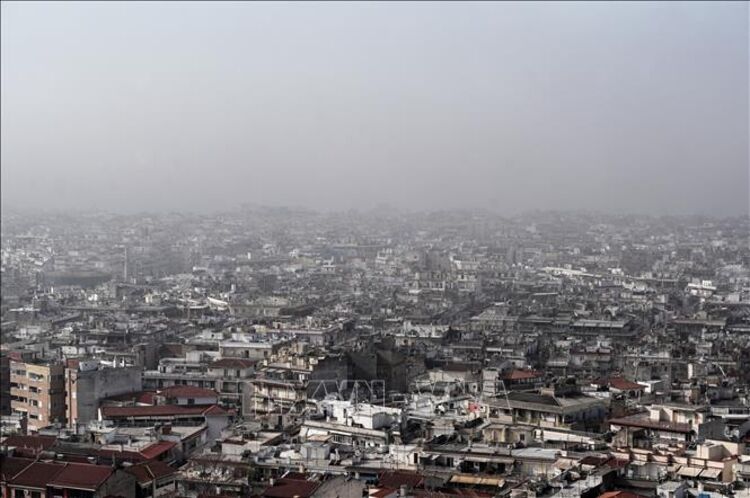 Hy Lạp hứng chịu đợt ô nhiễm bụi mới từ sa mạc Sahara