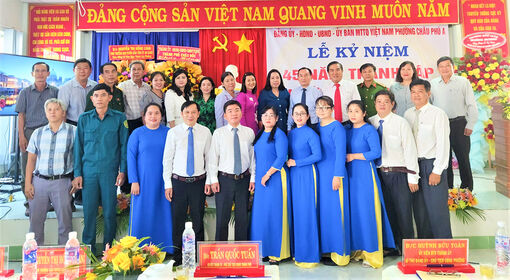 Kỷ niệm 45 năm thành lập phường Châu Phú A