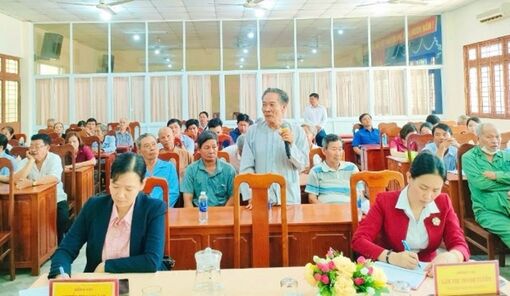 Đại biểu Quốc hội tỉnh An Giang tiếp xúc cử tri huyện Châu Phú
