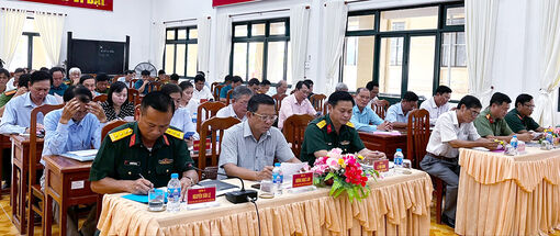 UBND huyện Thoại Sơn sơ kết công tác tuyển chọn và gọi công dân nhập ngũ năm 2024